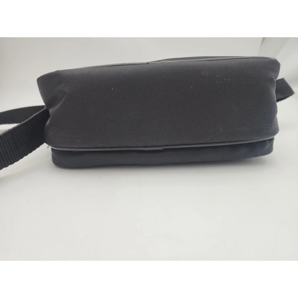 Vintage 80s Minolta Camera Bag Black Padded 2 Pocket Crossbody Strap
